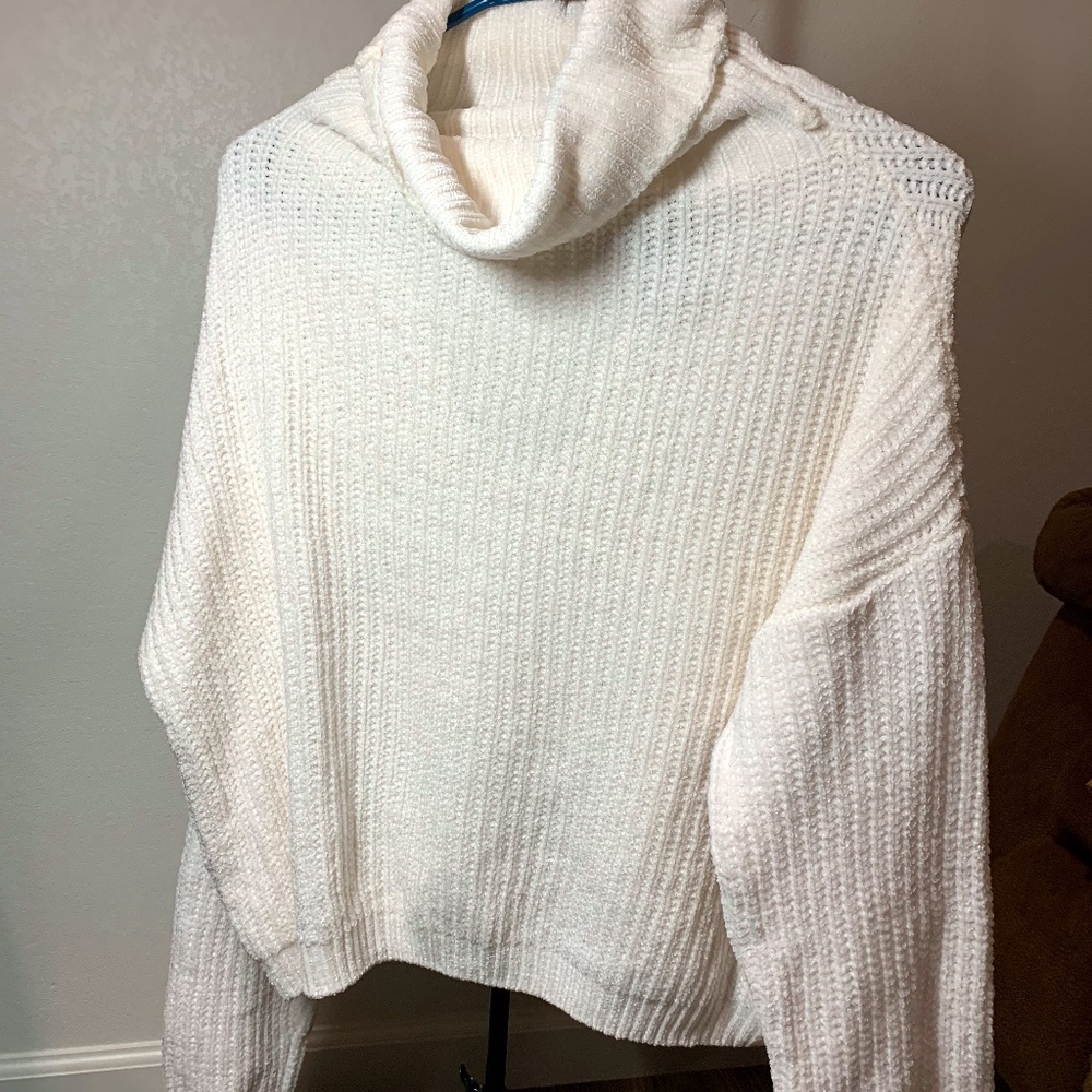 Poof Apparel Knit Turtleneck Sweater